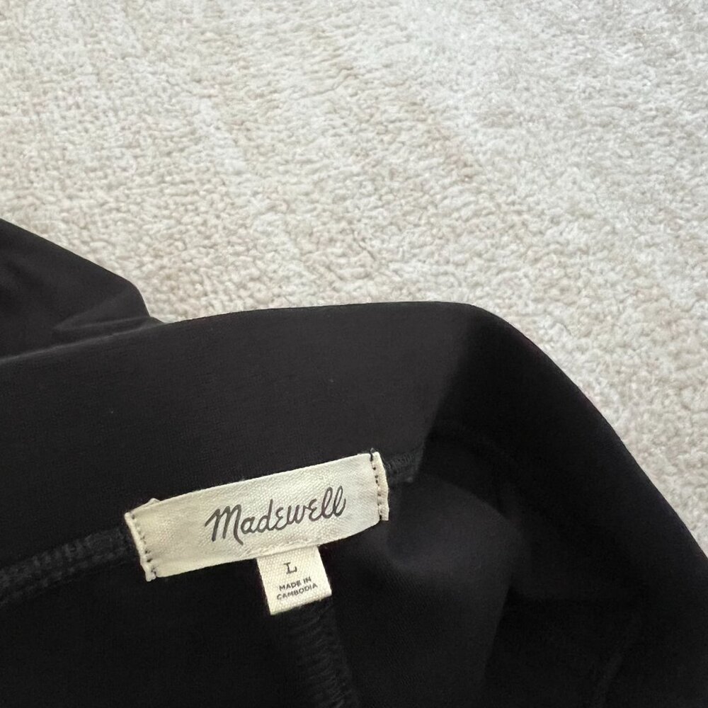 Madewell Black Ankle Cropped Pants - Picture 2 of 10